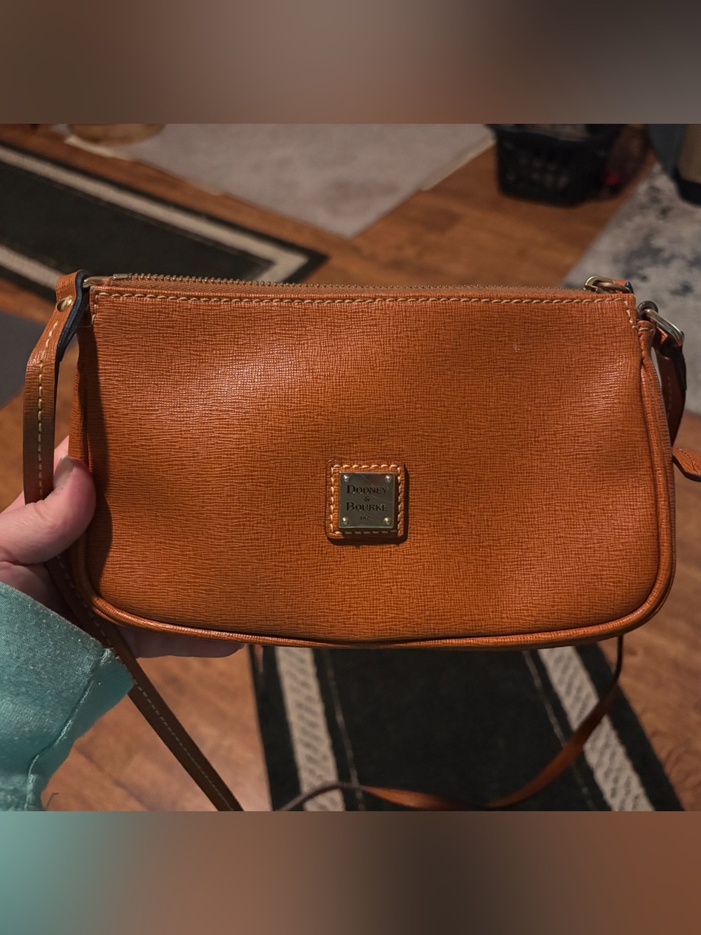 Dooney & Bourke Cognac Brown Crossbody Bag